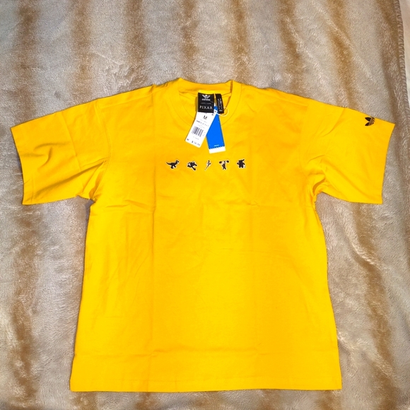 adidas | Shirts | Adidas Pixar Manga Short Sleeve Yellow Tee Toy Story  Hc6926 Mens Size Mediu | Poshmark